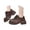 Brown, variant on Elegant Mesh Top Platform Loafers for Everyday Casual Comfort with Breathable Openwork Design and Lace-Up Details, Black, 42