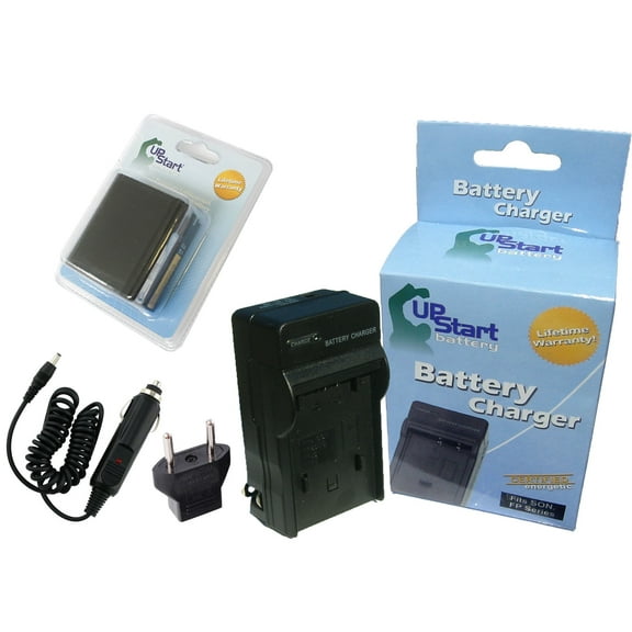 Canon BP-915 Battery and Charger with Car Plug and EU Adapter - Replacement for Canon BP-970 Digital Camcorder Batteries and Chargers (7500mAh, 7.4V, Lithium-Ion)