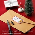 thumbnail image 7 of 500 Pieces Christmas Tags Christmas Santa Claus Stickers Self Adhesive Christmas Tag Christmas Festival Birthday Wedding Holiday Decor (Classic Style, 2.95 x 1.6 Inch), 7 of 7