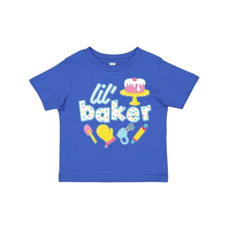 

Inktastic Lil Baker Icing and Cake Gift Toddler Boy or Toddler Girl T-Shirt