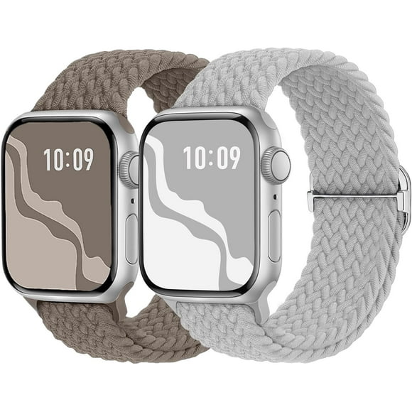 shiyou-Braided Solo Loop Compatible with Apple Watch Band 38mm 40mm 41mm 42mm 44mm 45mm 46mm 49mm, Adjustable Stretchy Elastic Straps Women Men for iWatch Ultra 2, Ultra, Series SE 10 9 8 7 6 5 4 3 2