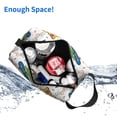 thumbnail image 6 of Goofa Dinosaur (2) Printed Toiletry Bag with Handle,Large Capacity Travel Makeup Cosmetic Bag for Women, Carry on Airport Airline Compliant Bag, 6 of 9
