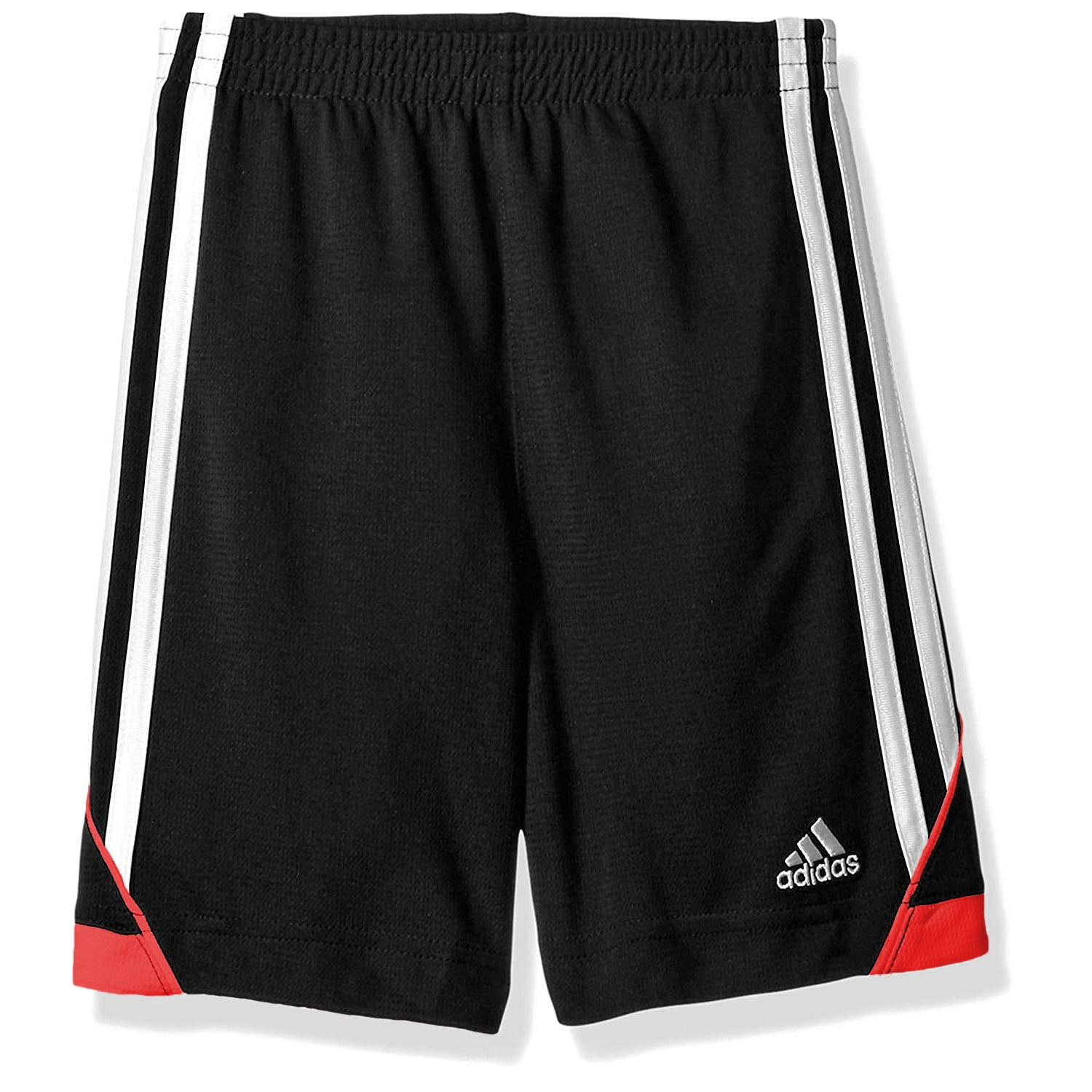 boys red adidas shorts