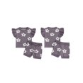 thumbnail image 3 of Aojekbee Baby Girls Summer 2 Piece Outfits Floral Print Ruffle Tank Tops and Elastic Shorts Set Fashion Cute Clothes, 3 of 10