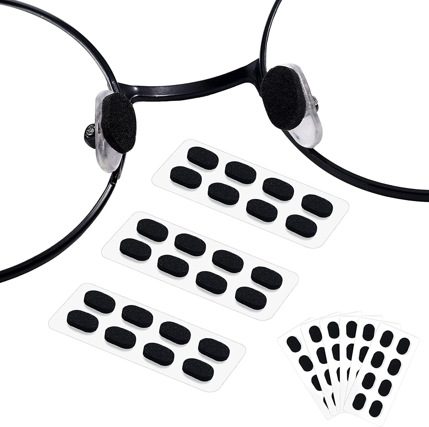 96 Pairs Soft Foam Nose Pad Glass Nose Pad Self Adhesive Nose Pad