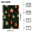 thumbnail image 3 of joogoo A5 Spiral Journal Notebook Christmas Balls College Ruled Notebooks 8.3" x 5.7" 1 PC, 3 of 8
