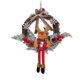 thumbnail image 2 of Kearding Guirnalda de puerta de Navidad con muñeca, decoración de Navidad, adorno colgante, decoración navideña, guirnalda, puerta, colgantes de Kits de decoración para fiestas ciervo S Kearding HA008709-05, 2 of 6
