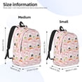 thumbnail image 3 of Lsque Cute Sushi (2) Pattern Canvas Daypack, Durable Backpack, High-quality Versatile Backpack,Vintage Compact Backpack-Small, 3 of 6