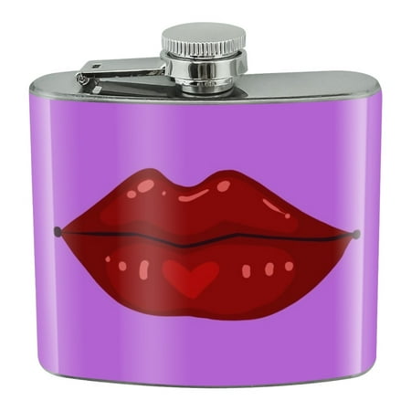 

Juicy Luscious Lips Stainless Steel 5oz Hip Drink Kidney Flask