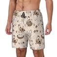 thumbnail image 1 of Balery Retro Rooster Bañador para hombre, shorts de playa de secado rápido con entrepierna y forro de compresión-XX-Large, 1 of 6