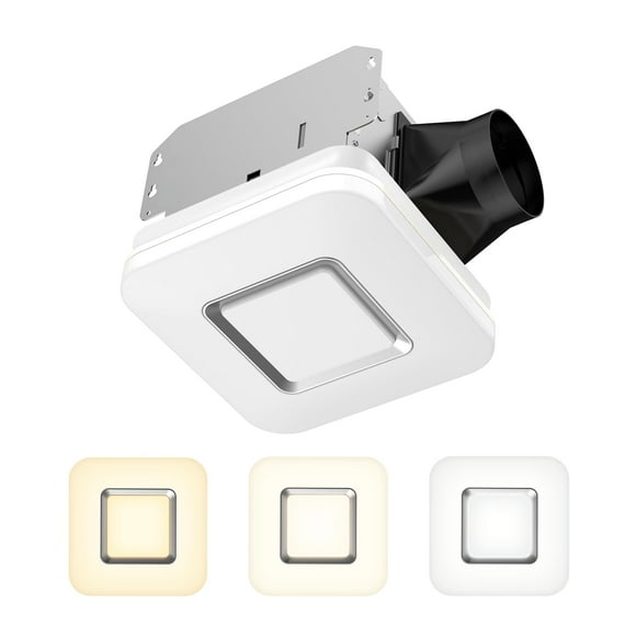 Extractor de baño con mineral de luz en 100 m³/h, 1,5 tonos