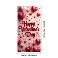 thumbnail image 2 of LUUFILx Valentine's Day Romantic Background Banner Backdrop for Party Decoration Event Decor Love Photography Props Gift Display Background, 2 of 7