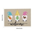 thumbnail image 3 of Decoraciones de Pascua, adornos de Pascua, alfombra de Pascua, tres tamaños, alfombra de entrada de lana sintética, alfombra antideslizante para baño, patrón de dibujos animados, decoración de Pascua,, 3 of 6