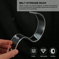thumbnail image 2 of WRISTBIQUE Creative Belt Rack Transparent 2Pcs 7.27X4.32X1.38 Inch, 2 of 10