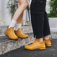 thumbnail image 6 of EKVAHL Women's Waterproof Rain Boots, Slip-On Ankle Rubber Booties, Non-Slip Outdoor Chelsea Shoes for Gardening Yellow, 6 of 6