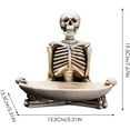 thumbnail image 2 of Eoozwa Skull Decor Halloween Candy Bowl Dish Large for Home Office Desk Decorations Skull Candy Tray Holder Snack with Hand Skulls Serving Bowl Desk Decor, 2 of 5