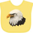 thumbnail image 3 of Inktastic Bald Eagle Boys or Girls Baby Bib, 3 of 4