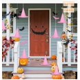 thumbnail image 1 of Sombrero de bruja de ballena con decoración colgante de Halloween con pegatinas de murciélagos, 1 of 7