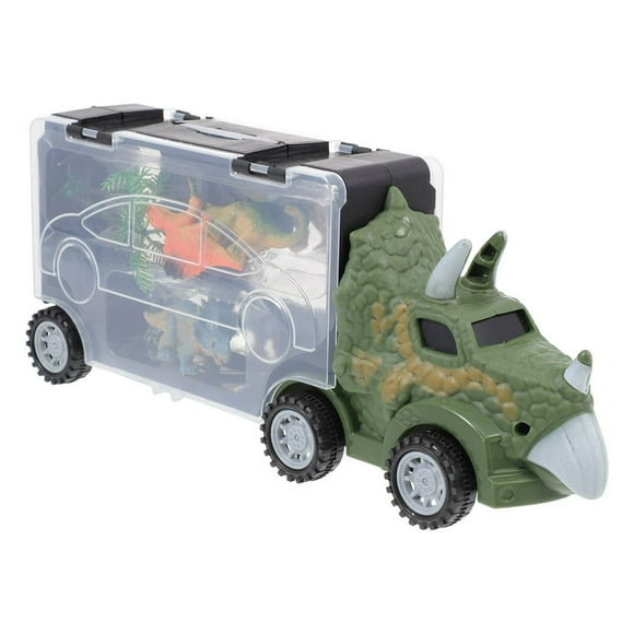 LEEYNEER Animal Container Truck Tow Mater Toy Cars Toys for Boys Child Green