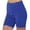 Blue, variant on Utoimkio Summer Biker Shorts for Women High Waisted Stretch Workout Shorts for Women Summer Striped Print Yoga Running Athletic Shorts