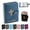 Blue, variant on Catholic Prayer Card Holder, Genuine Leather Holy Wallet, Pocket Prayer Card Organizer with Snap Closure with 40 Sleeves Album Book Religious Spiritual Gift Traveling Display Protectors