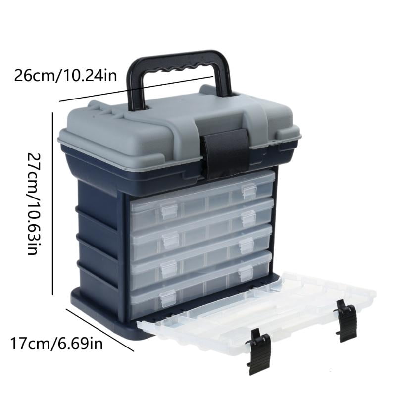 CEORPER Tackle Protective Box, Watertight Pressure-proof Fishing Accessories Container