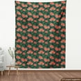 thumbnail image 4 of Tropicana Fabric by the Yard, Exotic Hibiscus Flowers with Tropic Leaves Hawaiian Luau Party Inspired Pattern, Decorative Upholstery Fabric for Chairs & Home Accents, Multicolor by Ambesonne, 4 of 5