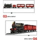 thumbnail image 3 of Juego de bloques de construcción de locomotora, modelo de locomotora MOC con escena de vía férrea, 789 piezas para armar., 3 of 5