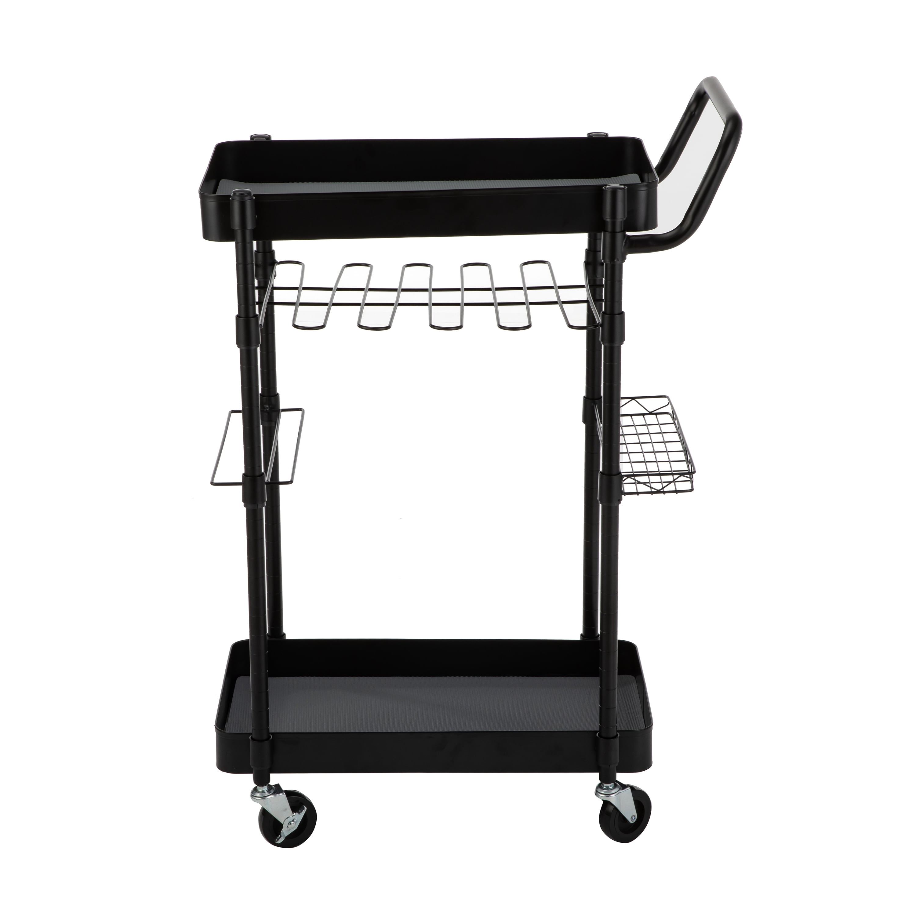 HomeZone 2 Tier Tool Utility Cart with EVA Mat and 3 Accessories