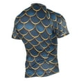 thumbnail image 2 of joogoo 3d Dragon Scales Blue Men's Cycling Jerseys Mountain Bike Short Sleeve Tops S, 2 of 7