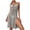 Gray, variant on Women Swimsuit Solid Crochet Beach Swimwear Overall Split Long Swimsuit Smock