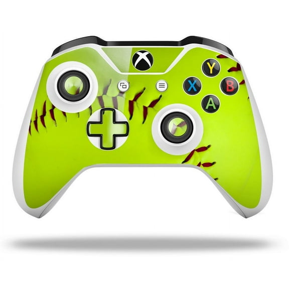 WraptorSkinz Decal Skin Wrap Set works with 2016 and newer XBOX One S / X Controller Softball (CONTROLLER NOT INCLUDED)