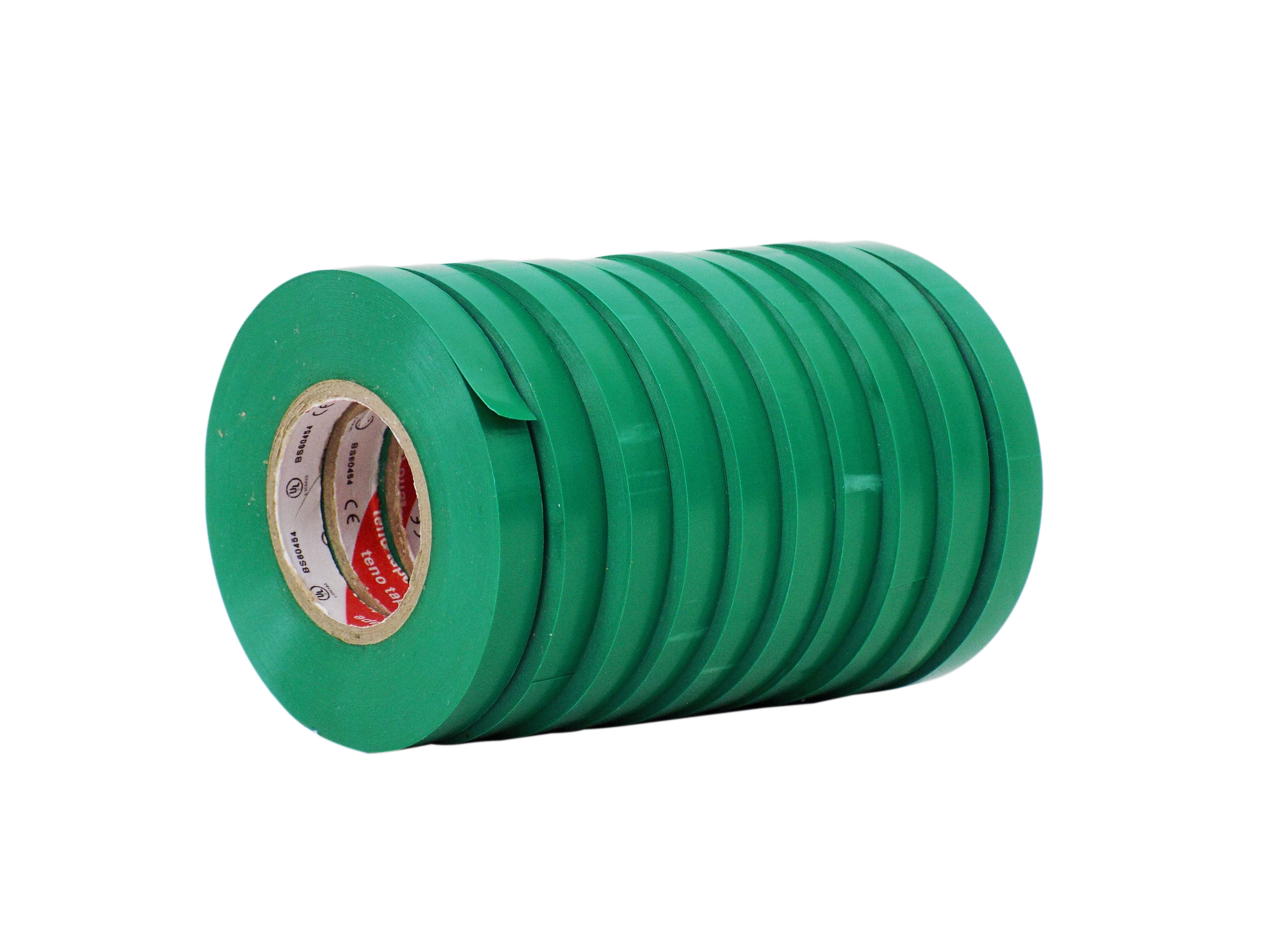 WOD Tape Green Electrical Tape General Purpose 1/2 in. x 66 ft. High