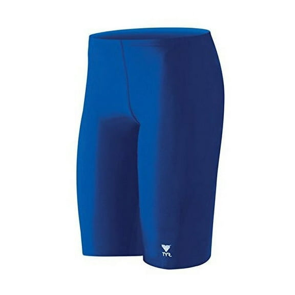 TYR Sport Boys' Solid Jammer Swim Suit,Royal,28