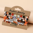 thumbnail image 6 of Halloween Stackable Beaded Bracelet Set Gothic Layered Stretchable Jewelry with Spooky Symbols Accessory Gift, 6 of 6
