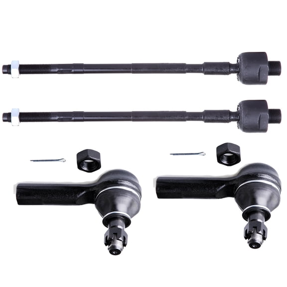 ECCPP Front Tie Rod End Inner And Outer Fit 1996-2004 for Infiniti QX4 for Nissan Pathfinder 4pcs EV396 ES3466