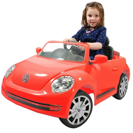 Rollplay 6 Volt VW Beetle Ride On Toy, Battery-Powered Kid's Ride On