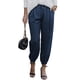 thumbnail image 1 of Pantalones con cordones de cintura alta de Europa y América, pantalones casuales elegantes a juego de color sólido para mujer., 1 of 6