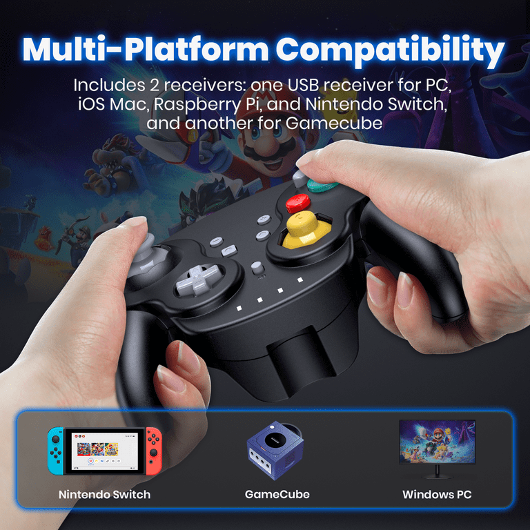 Wireless gamecube 2024 controller for pc