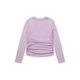 thumbnail image 7 of Reebok Girl's Legacy Performance Long Sleeve Side Ruched Top, Sizes 4-18, 7 of 7