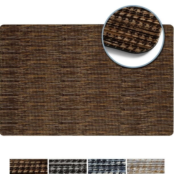 SoHome Smooth Step Ultra Thin Kitchen Mat, Waterproof/Stain Resistant/Non Slip Rubber Backing