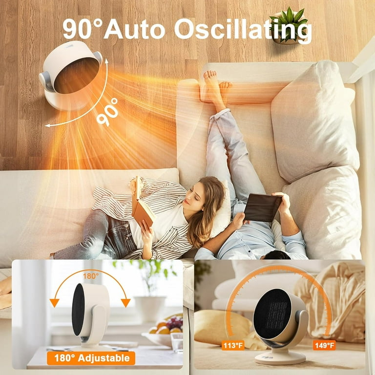 Electric Heater Air Purifier Fan Heater Combo Midea 3-in-1 Fan - Main Image