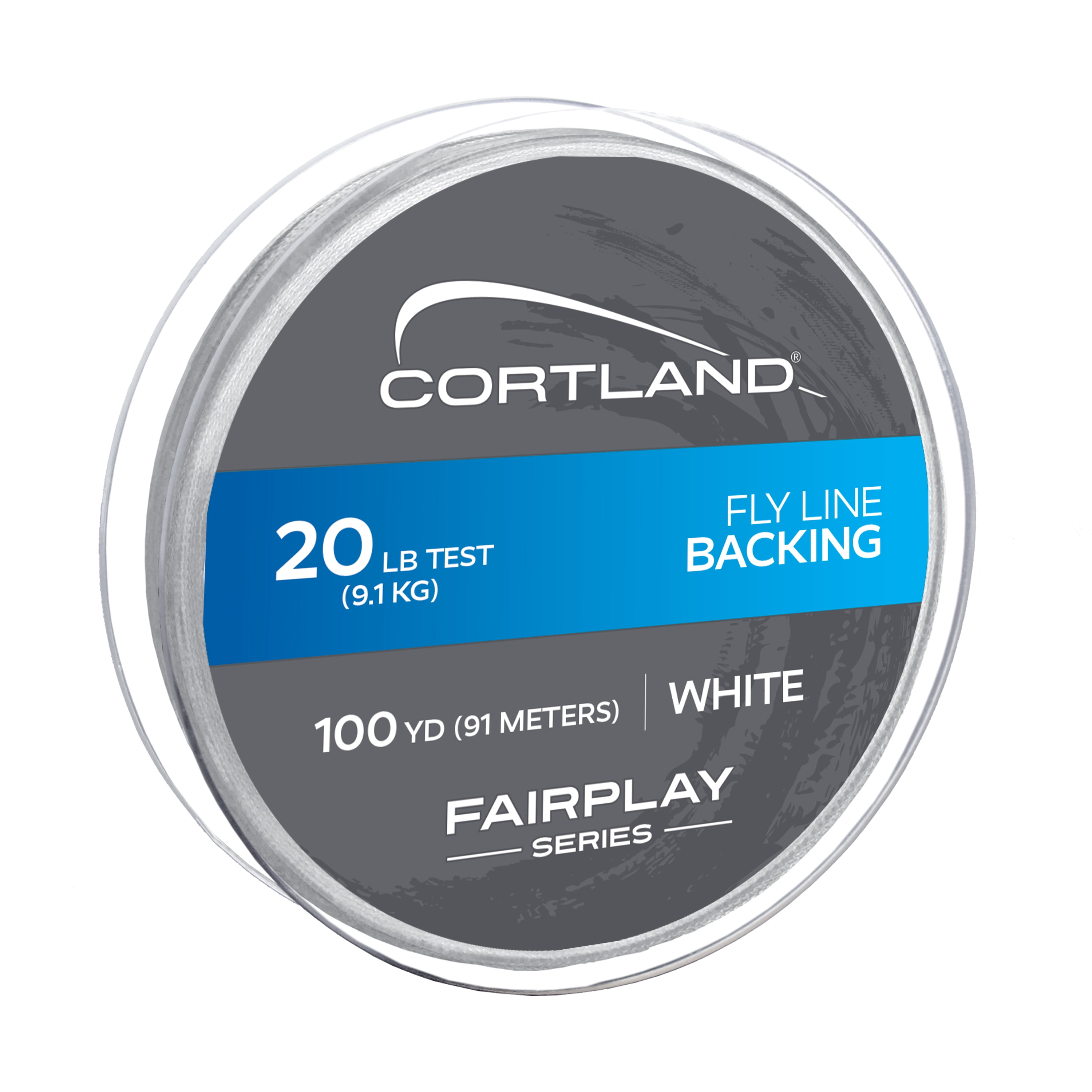 Cortland Fairplay Fly Line Backing, White, 100 yd
