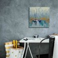 thumbnail image 4 of Epic Graffiti 'Boats in the Harbor III' by Silvia Vassileva, Canvas Wall Art, 18"x18", 4 of 8