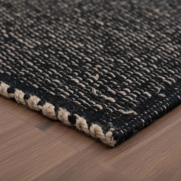 Braided Jute Rug 20x30, Black – Farmhouse Kitchen & Entryway Rug