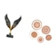 thumbnail image 5 of Estatua de para el hogar, hecha a mano, para cafetería, artesanía de resina, decoración para colgar en la pared, artesanía de ratán tejido, juego, 5 of 8