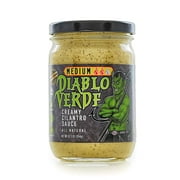 Diablo Verde Salsa, Medium Creamy Cilantro Sauce, 12.5 oz. Jar