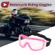 thumbnail image 2 of Gafas de motocicleta únicas 1 Pc, gafas de sol deportivas al aire libre de PC PU para motocross, bicicleta de tierra, ATV, lente clara, marco rosa, 2 of 6
