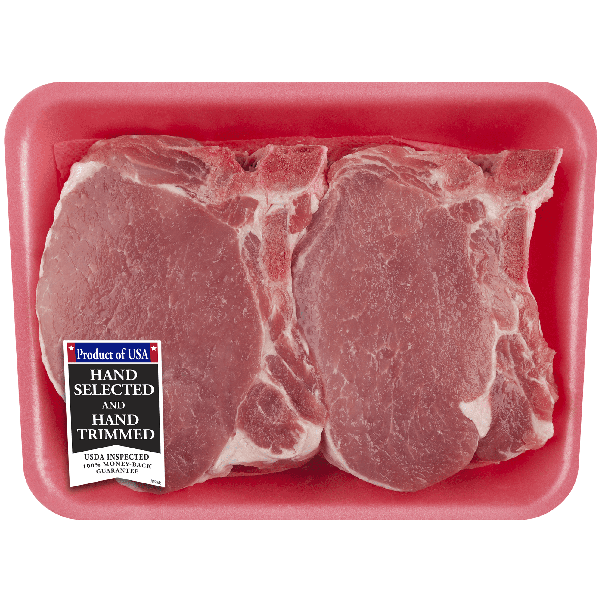 Pork Center Cut Loin Chops Thick Bone In 1 4 2 0 Lb Walmart Com Walmart Com