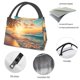 thumbnail image 4 of Fotbe Tropical Sunset Beach Scene Bolsa Térmica Portátil con Estampado, Bolsa de Entrega de Alimentos Aislada, Bolsa Reutilizable de Gran Capacidad para Comidas y Supermercado, 4 of 6
